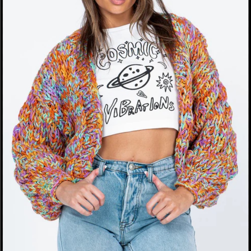 Princess Polly Vibrant Multicolor Knit Sweater